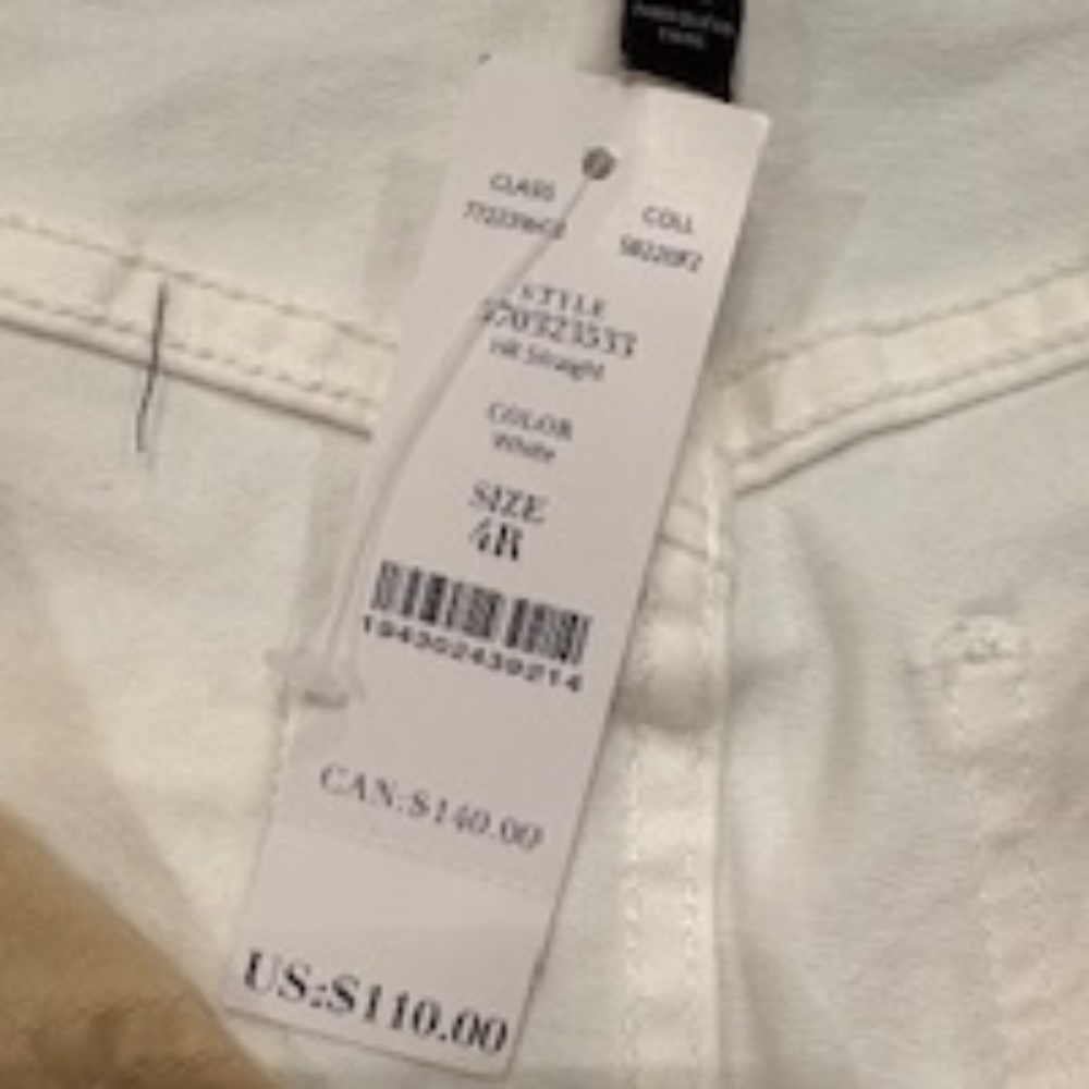 WHBM White Jeans - 4R - NWT - Picture 7 of 12